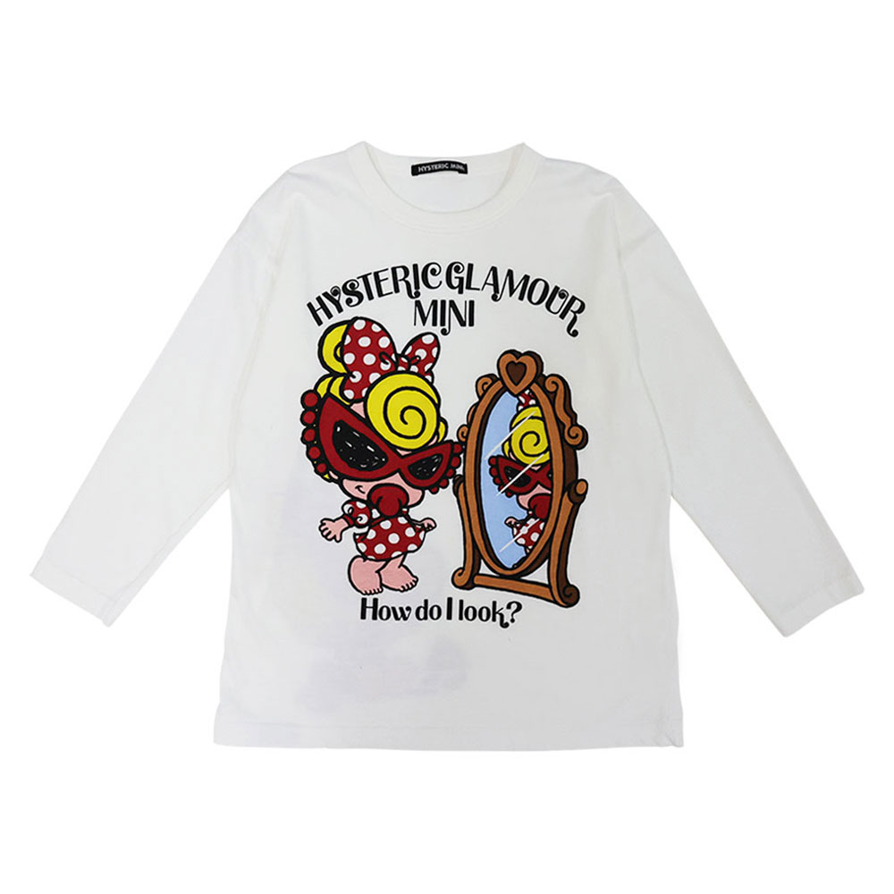 【新品未開封・送料無料】 Hysteric Mini Direct Web Hystericmini MIRROR OH MIRROR 長袖 トップス