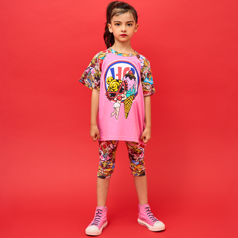 Hysteric Mini Direct Web Hystericmini Munchies総柄 Viscotex 5分丈