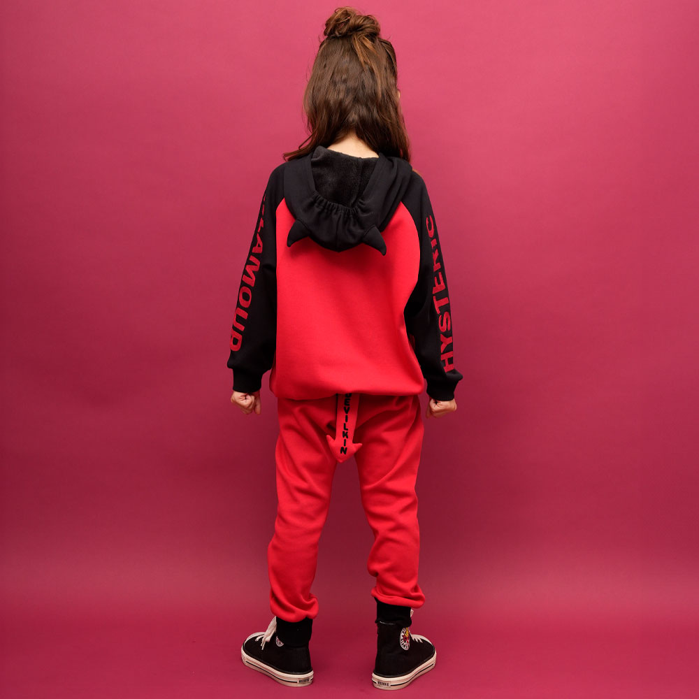 HYSTERIC ピンク フード付きパーカー HYSTERIC GLAMOUR（ヒステリックグラマー）の「LEVITATED GIRL