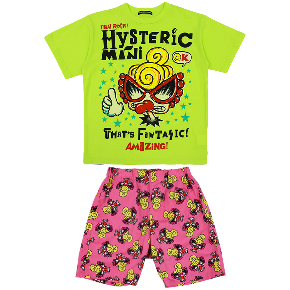 Hysteric Mini Direct  Hystericmini FANTASTIC MINI ステテコセット(120cm オレンジ