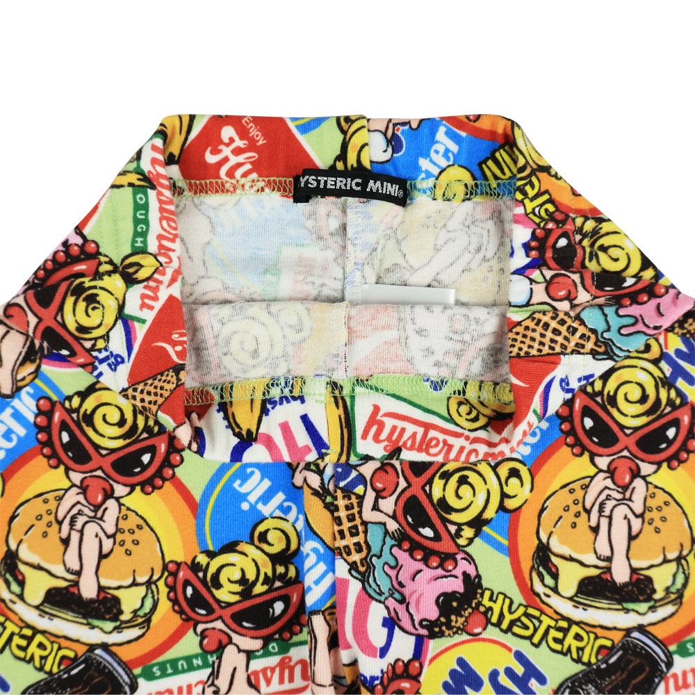 Hysteric Mini Direct Web Hystericmini Munchies総柄 Viscotex 5分丈