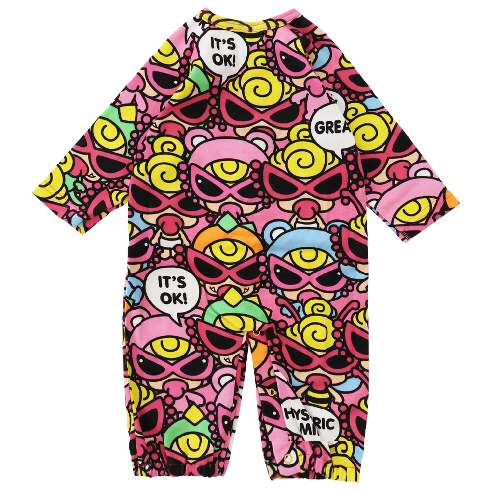 競売 MFHマイファーストヒステリック- ピンク×マルチ):  2WAYALL(FREE LABEL]マルチカラー [BLACK HYSTERIC FIRST MY Web Direct Mini Hysteric Official - Store Online 小物