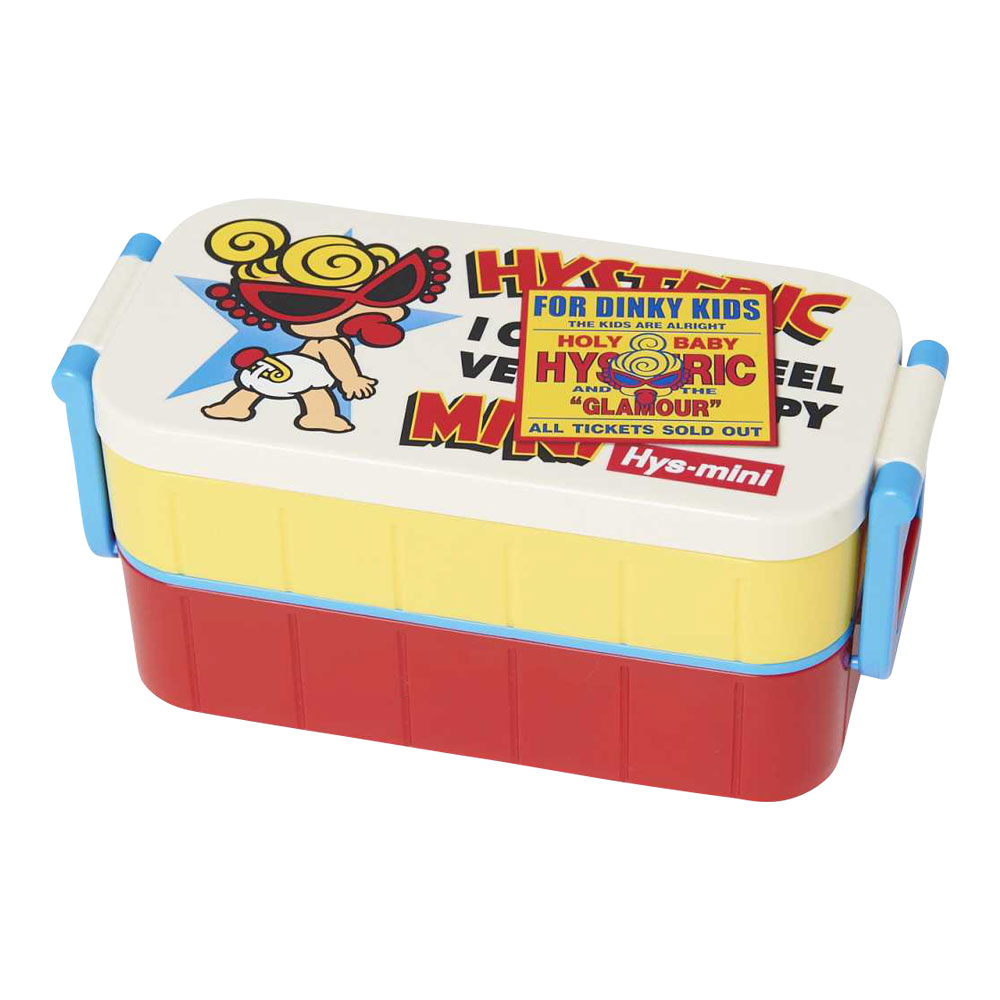 ヒステリックミニ　ランチボックス　赤 HYSTERIC MINI - ヒスミニ☆正規品☆新品☆ランチ4点セット☆赤