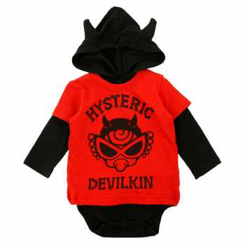 MY FIRST HYSTERIC　DEVILKIN Tシャツ＆長袖ロンパースセット