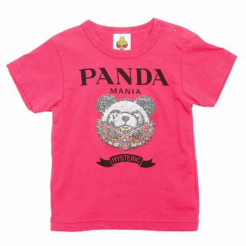 MY FIRST HYSTERIC　PANDA MANIA スパンコール刺繍Tシャツ