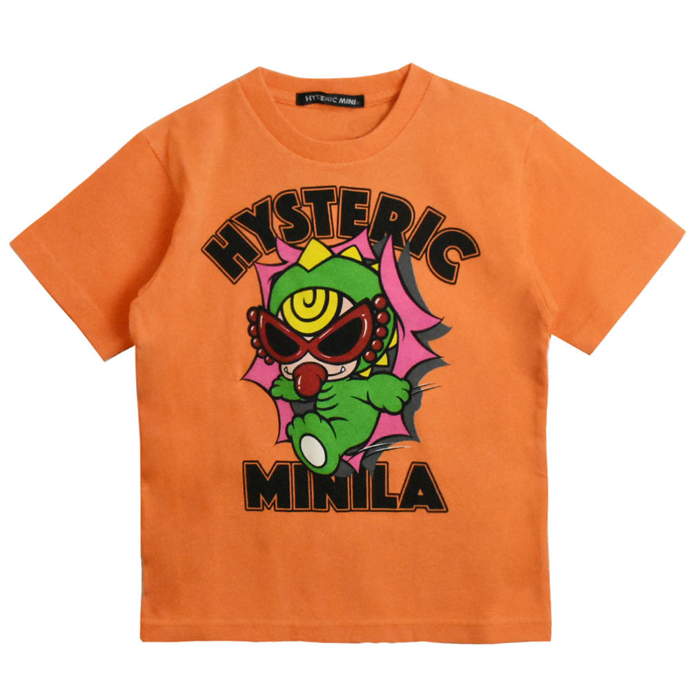 [AUGUST VACATION SPECIAL SALE]Hystericmini　MINILA　JUMP OUT半袖Tシャツ