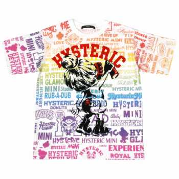 [AUGUST VACATION SPECIAL SALE]Hystericmini　グラデーションGRAFFITI半袖Tシャツ