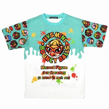 [AUGUST VACATION SPECIAL SALE]Hystericmini　BOUNCYBALLSパネルpt半袖Tシャツ