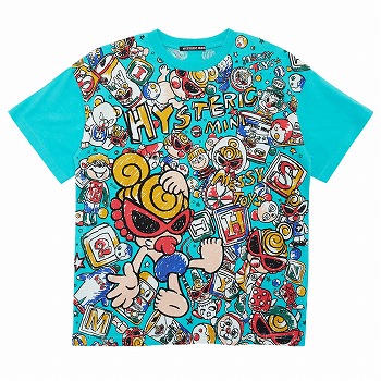 [AUGUST VACATION SPECIAL SALE]Hystericmini　MESSY TOYS BIG Tシャツ