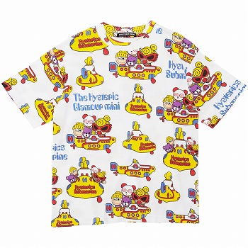 [AUGUST VACATION SPECIAL SALE]Hystericmini　HYSTERICS SUBMARINE総柄Tシャツ