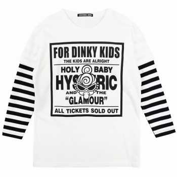 Hystericmini　DINKY KIDS重ね着風 長袖BIGTシャツ