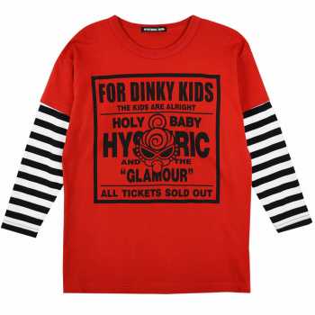 Hystericmini　DINKY KIDS重ね着風 長袖BIGTシャツ
