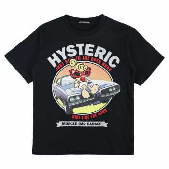 Hystericmini　MUSCLE CAR GARAGE半袖Tシャツ