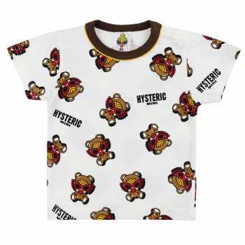 [AUGUST VACATION SPECIAL対象商品]MY FIRST HYSTERIC　TEDDY MINI パネルプリント 半袖Ｔシャツ