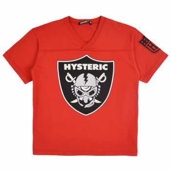 [AUGUST VACATION SPECIAL対象商品]Hystericmini　HYSTERIC NATION Vネック 半袖Tシャツ
