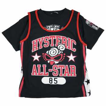 [AUGUST VACATION SPECIAL対象商品]Hystericmini　HYSTERIC ALL STAR 2WAY 着回し半袖Tシャツ