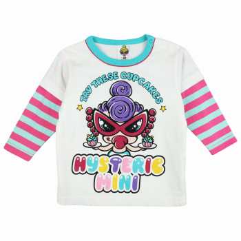 MY FIRST HYSTERIC　HYSTERIC CUPCAKE 重ね着風 長袖Tシャツ