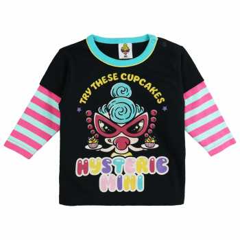 MY FIRST HYSTERIC　HYSTERIC CUPCAKE 重ね着風 長袖Tシャツ
