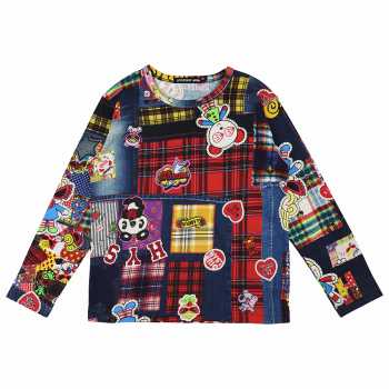 Hystericmini　FUNNY PATCHWORK総柄 長袖Tシャツ