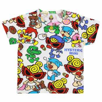MY FIRST HYSTERIC　HAPPY NAPPY総柄 半袖Tシャツ