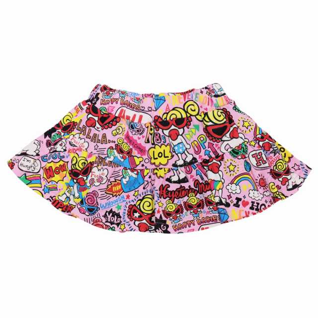 Hystericmini　doodle pop総柄インナーパンツ付きミニスカート