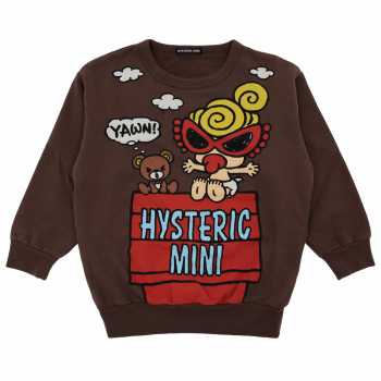 良品❣️HYSTERIC MINI☆ミニちゃんワッペンリバーシブルベスト☆130