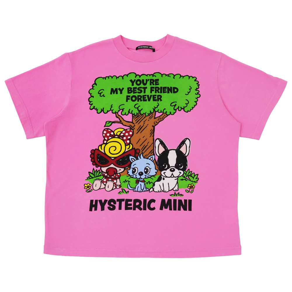 Hystericmini　BEST FRIENDS FOREVER 半袖Tシャツ