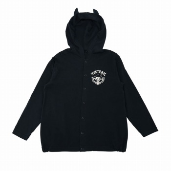 MY FIRST HYSTERIC　DEVILKIN つの付きフーディー カーディガン