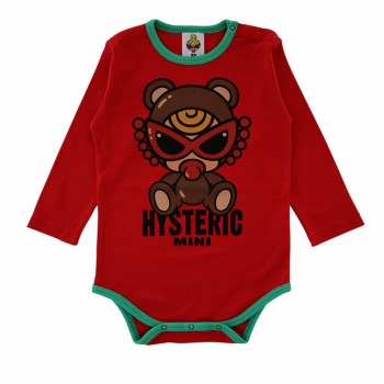 MY FIRST HYSTERIC　TEDDY MINI 長袖ロンパース