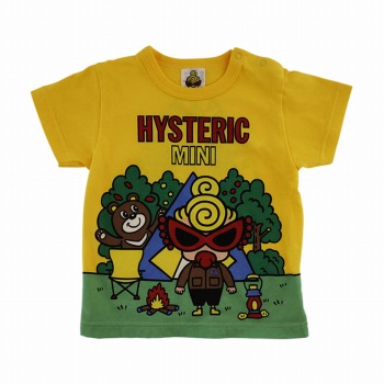 MY FIRST HYSTERIC　HYSTERIC CAMP MINI 半袖Tシャツ