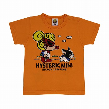 MY FIRST HYSTERIC　MINI&J ENJOY CAMP 半袖Tシャツ