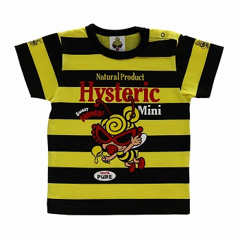 MY FIRST HYSTERIC　LITTLE BEE ボーダー半袖Tシャツ