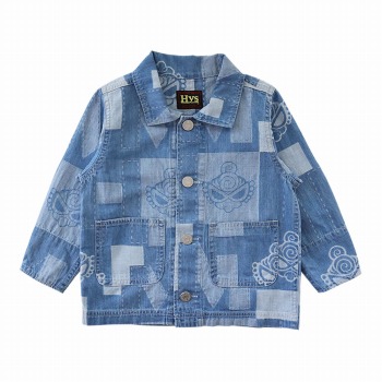 MY FIRST HYSTERIC　PATCHWORK DENIM ジャガード ジャケット