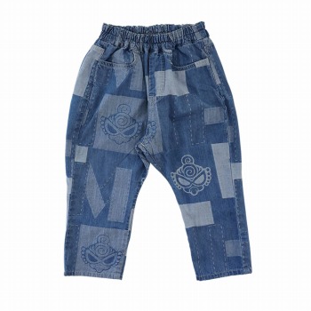 MY FIRST HYSTERIC　PATCHWORK DENIM ジャガード デニムパンツ