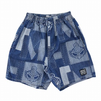 Hystericmini　PATCHWORK DENIM JQ ハーフパンツ