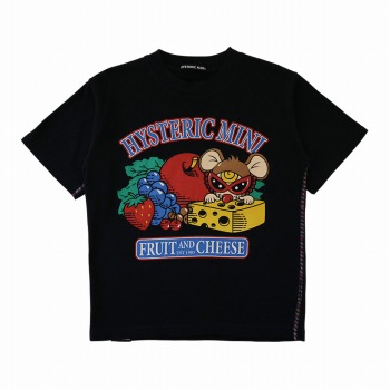 Hystericmini　FRUIT AND CHEESE MOUSY MINI 半袖Tシャツ