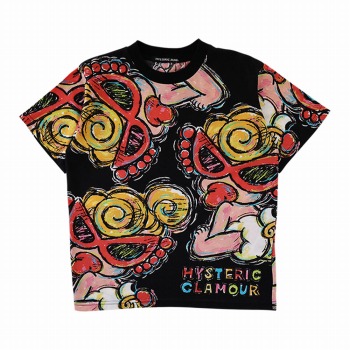 Hystericmini　LOVELY MINI Viscotex 半袖Tシャツ