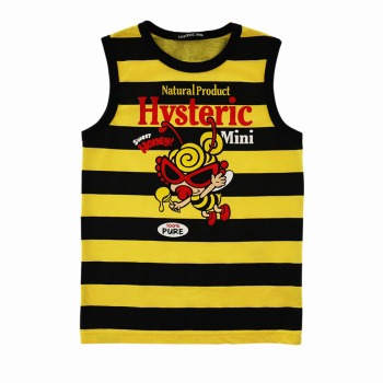 Hystericmini　LITTLE BEE ボーダータンクトップ