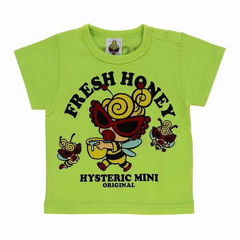 MY FIRST HYSTERIC　LITTLE BEE WITH HONEY 半袖Tシャツ