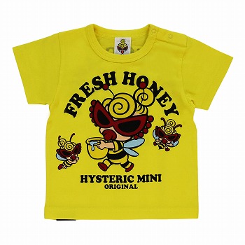 MY FIRST HYSTERIC　LITTLE BEE WITH HONEY 半袖Tシャツ
