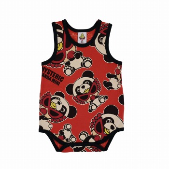 MY FIRST HYSTERIC　PANDA MINI総柄 ノースリーブロンパース