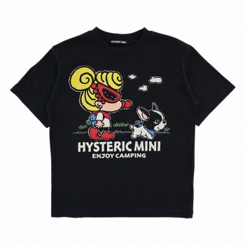 Hystericmini　CAMP WITH MINI＆J 半袖Tシャツ